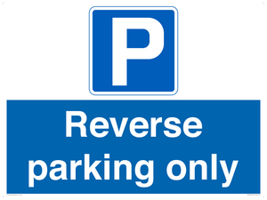 Reverse parking only